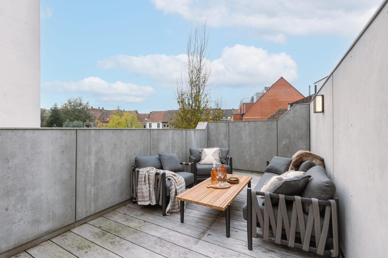 Beautiful Luxurious Mansion With Several Terraces Kortrijk Eksteriør bilde